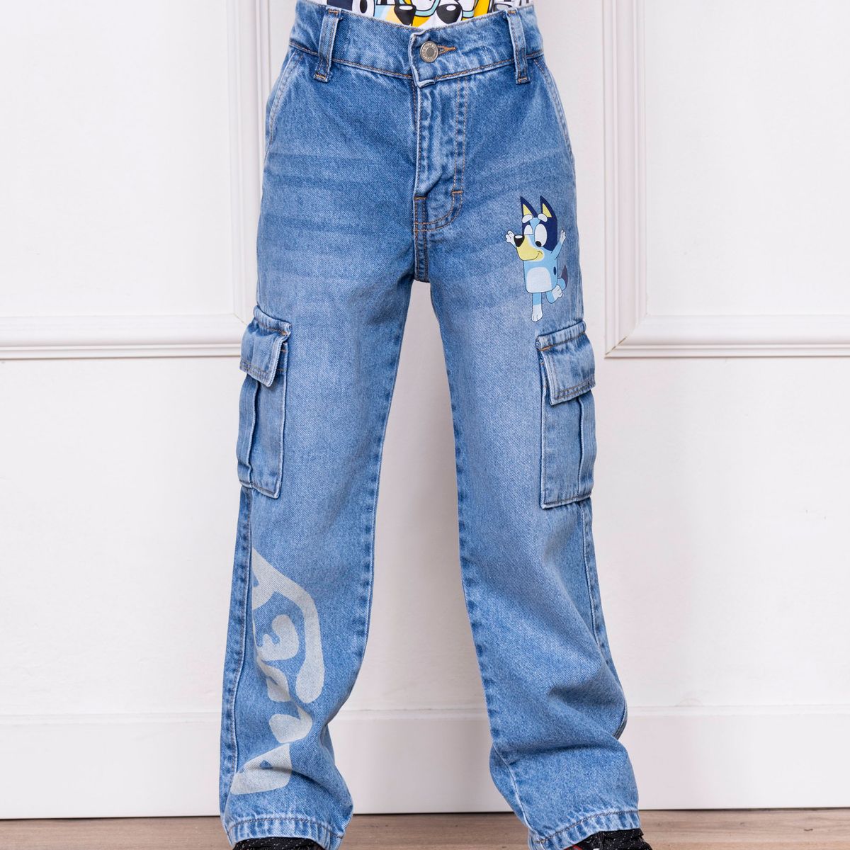 BLUEY - PANTALON BLUEY NIÑO - DENIM