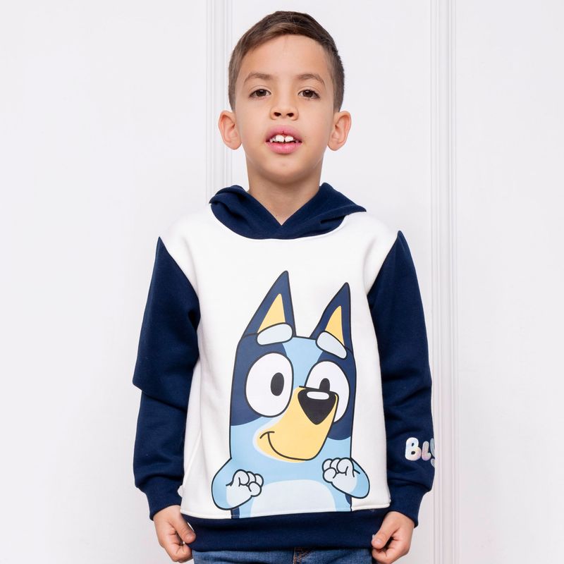 BLUEY - POLERA BLUEY NIÑO - FRANELA