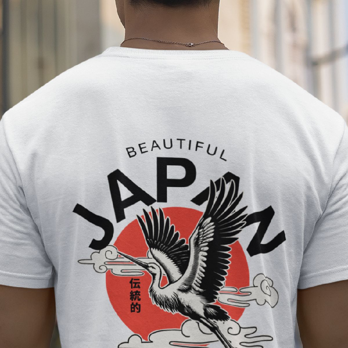 GENERICO - POLO BASICO URBANO JAPAN STREET COLLECTION - GARZA