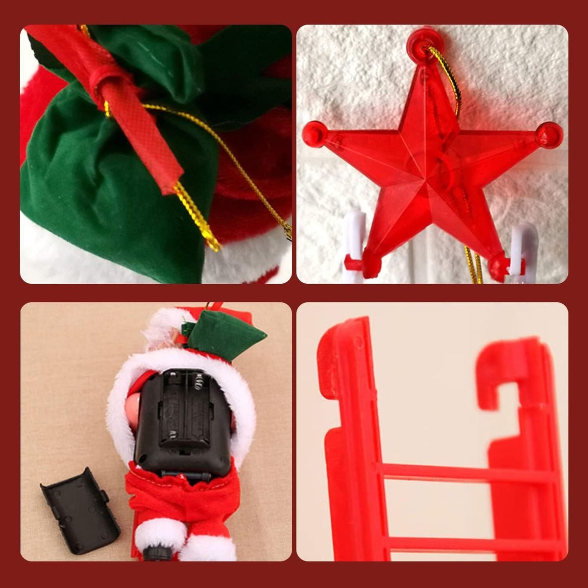 GENERICO - PAPA NOEL MUSICAL CON MOVIMIENTO SUBE ESCALERA