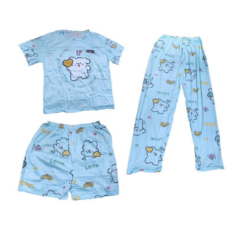 GENERICO - Pijama conjunto pantalon shot diseño animado