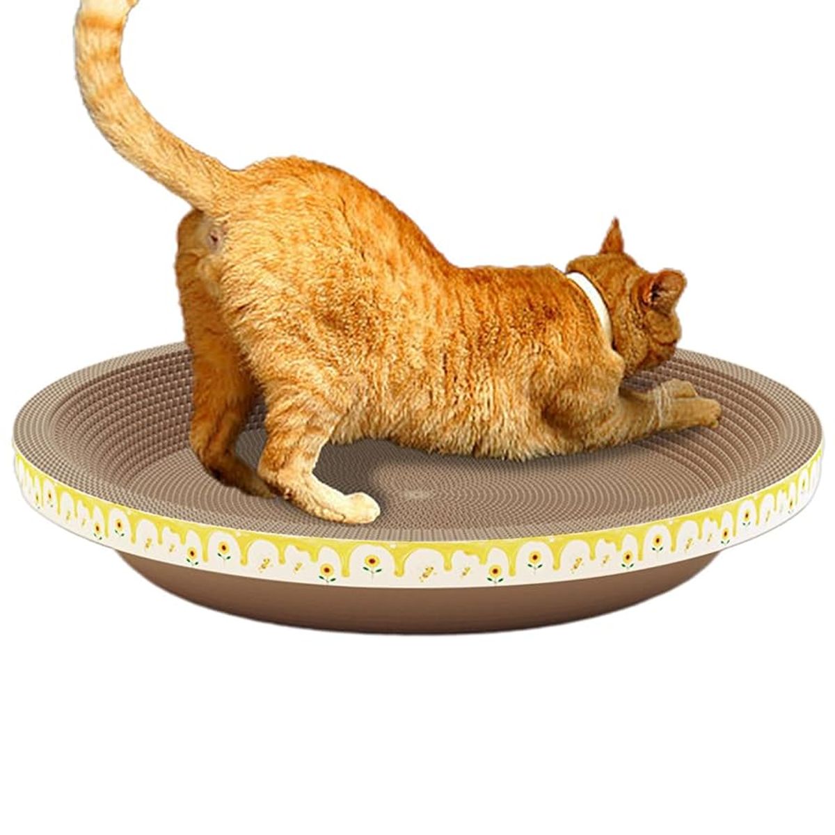 GENERICO - CAMA RASCADOR CIRCULAR PARA GATO 40 cm