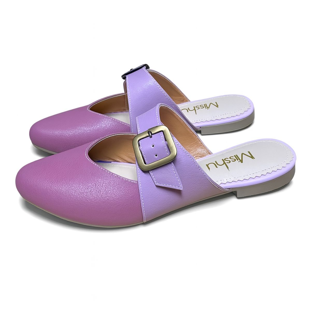 GENERICO - Zapatos mules Mujer Misshus Ana lila