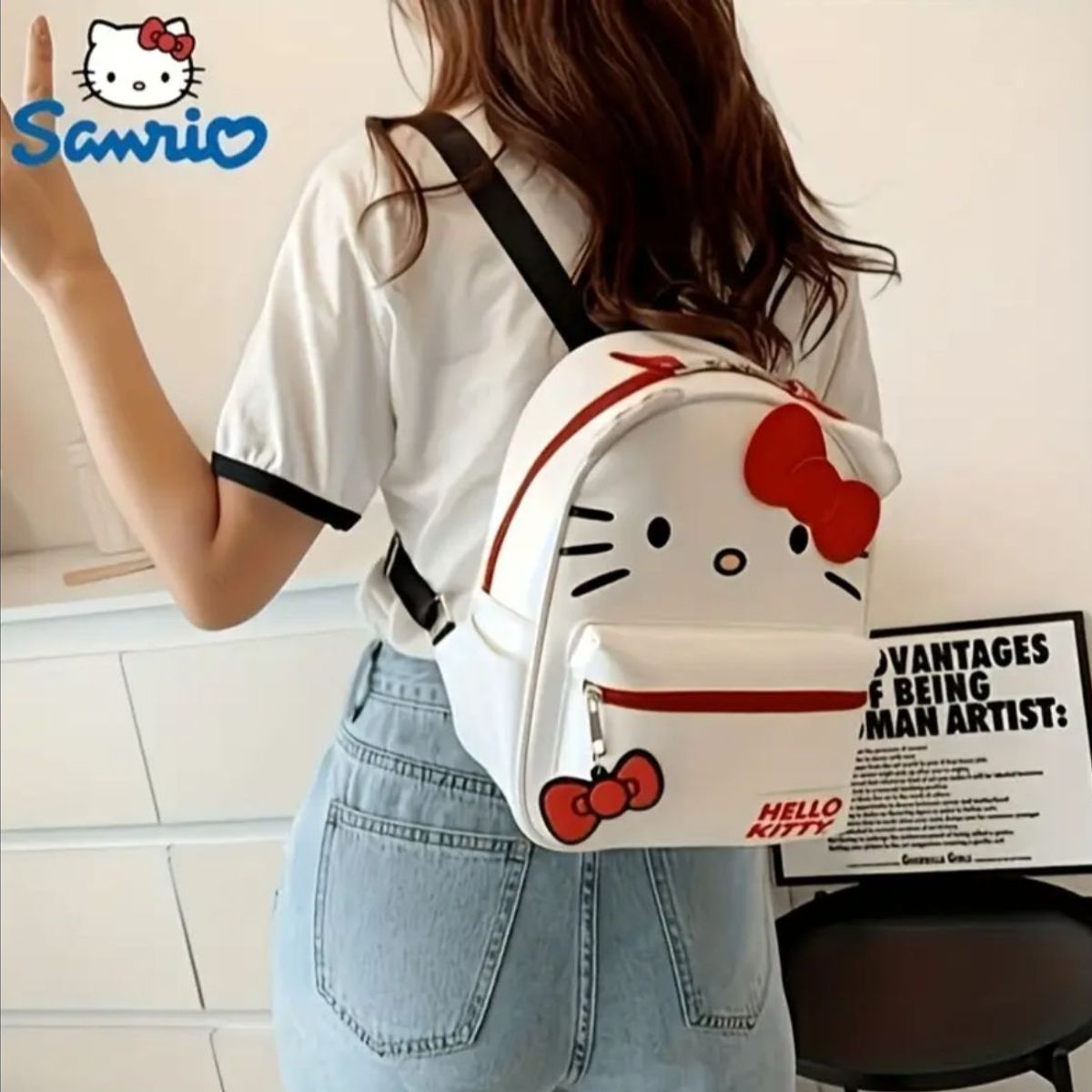SANRIO - Mochila Hello Kitty Sanrio Estilo Kawaii