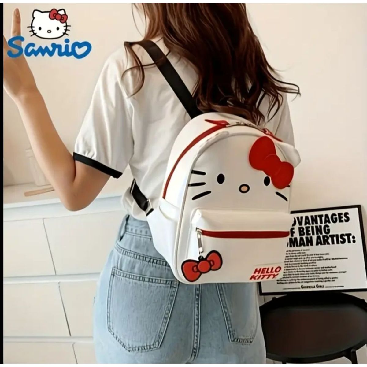 SANRIO - Mochila Hello Kitty Sanrio Estilo Kawaii