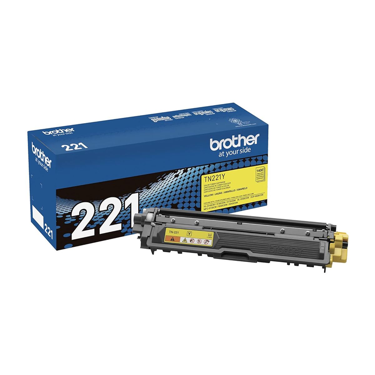 BROTHER - Toner Brother TN-221Y Yellow Hl3150CdnHl3170Cdw 1400 Pag