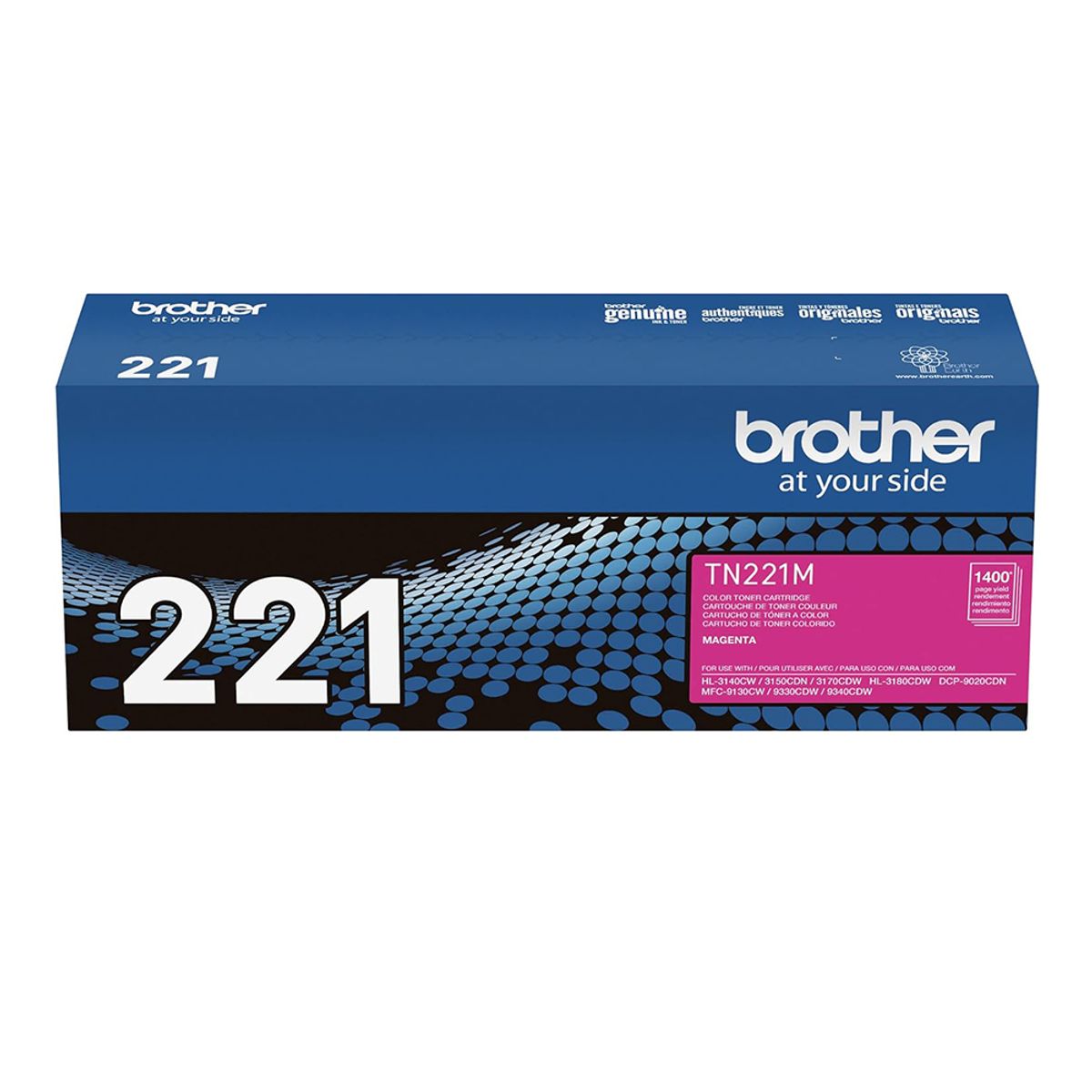BROTHER - Toner Brother TN-221M Magenta Hl3150CdnHl3170Cdw 1400 Pag