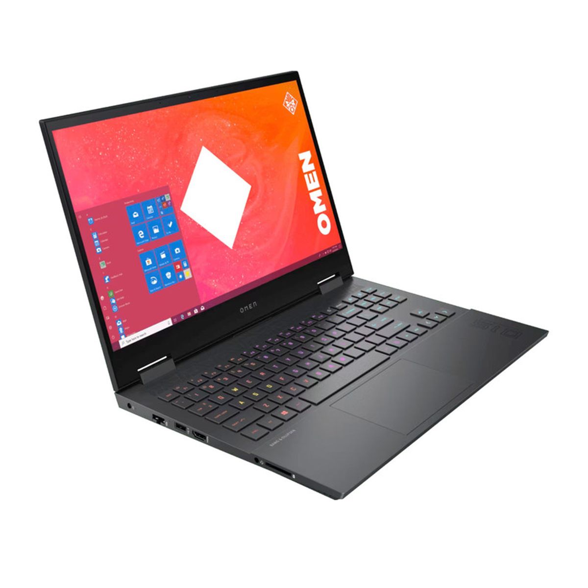 HP - Laptop HP Omen 15-EN0001LA Ryzen 7 4800H 16GB 512GB 4GB GTX 1650Ti 156 FHD Windows 11 Home Black