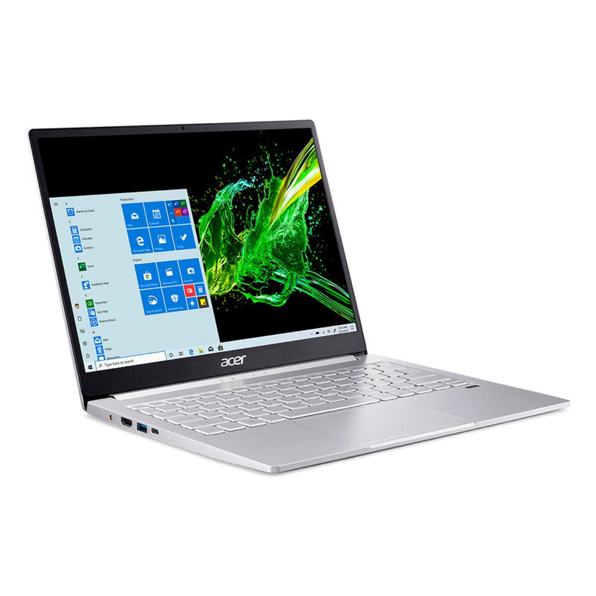 ACER - Laptop ACER Swift 3 SF313-52 i5-1035G4 8GB 256GB 135 2K Windows 11 Pro Sparkly Silver