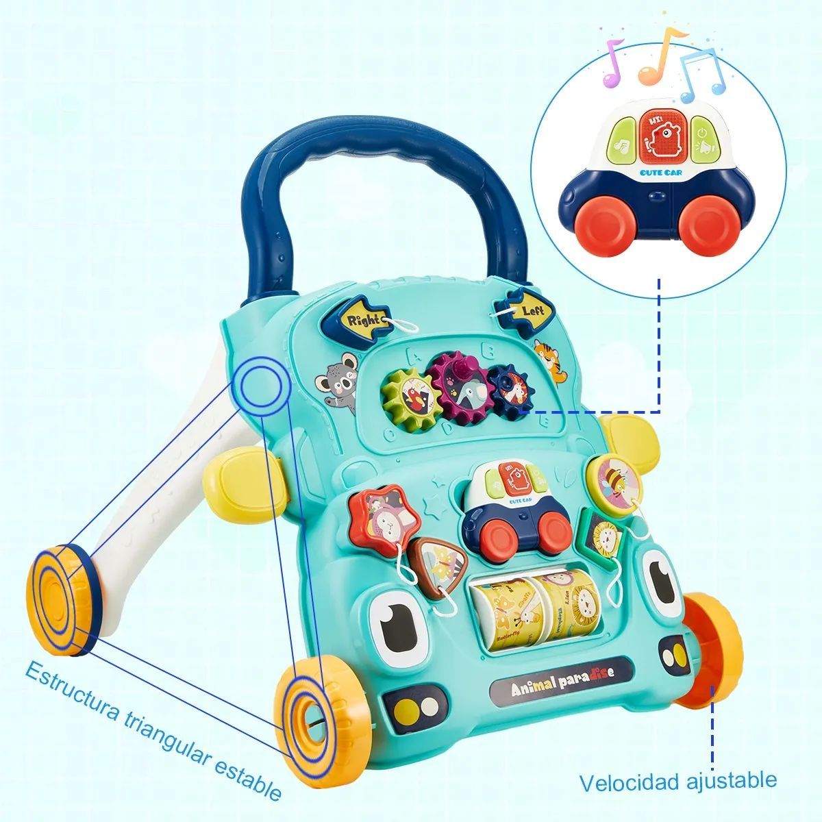 GENERICO - Caminador Para Bebes Con Centro De Actividades