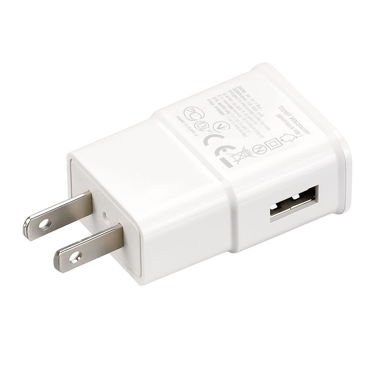 GENERICO - Cargador Adaptador 100v - 240v A Usb 5v 2a Blanco