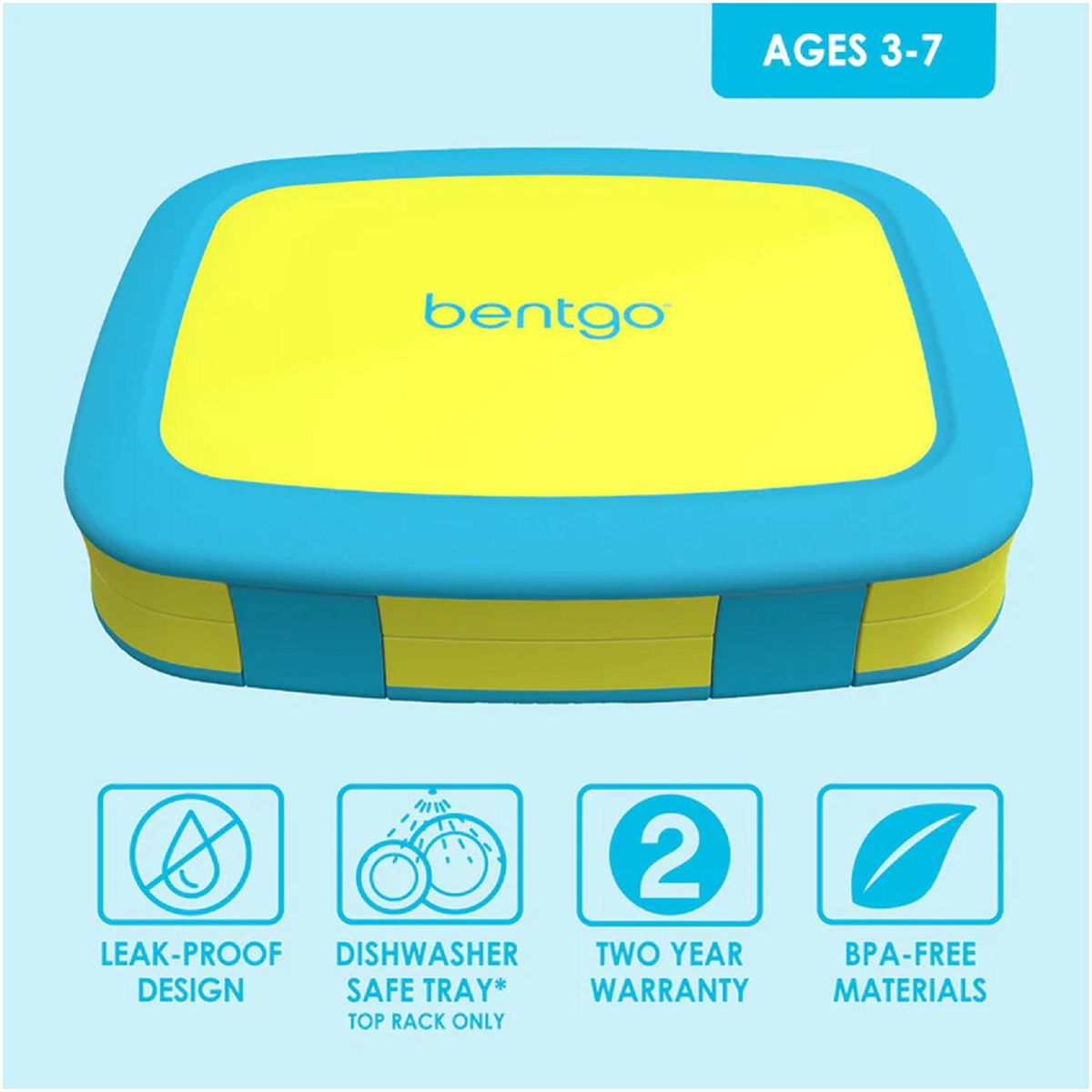 BENTGO - Lonchera Bentgo Kids Lunch Box - Amarillo