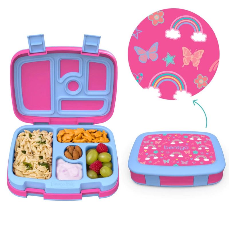 BENTGO - Lonchera Bentgo Kids Lunch Box - Arcoiris y Mariposas