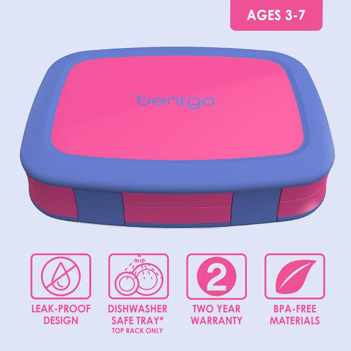 BENTGO - Lonchera Bentgo Kids Lunch Box - Fucsia