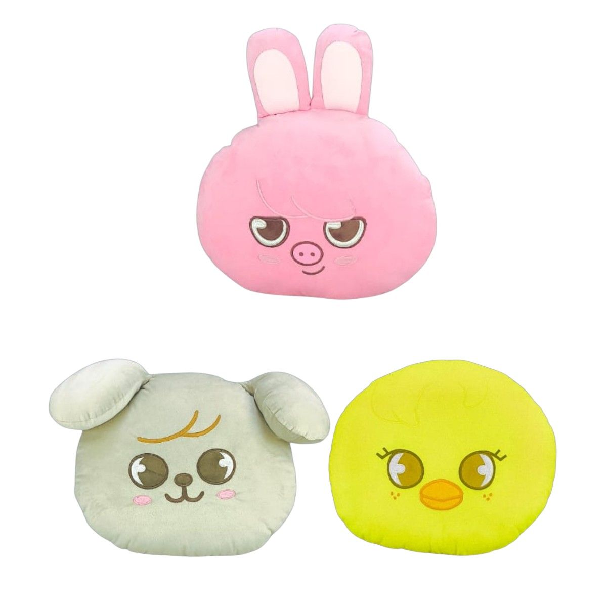 GENERICO - Pack 3 Almohada Cojín Stray Kids Dwaekki Puppy M Bbok Ari