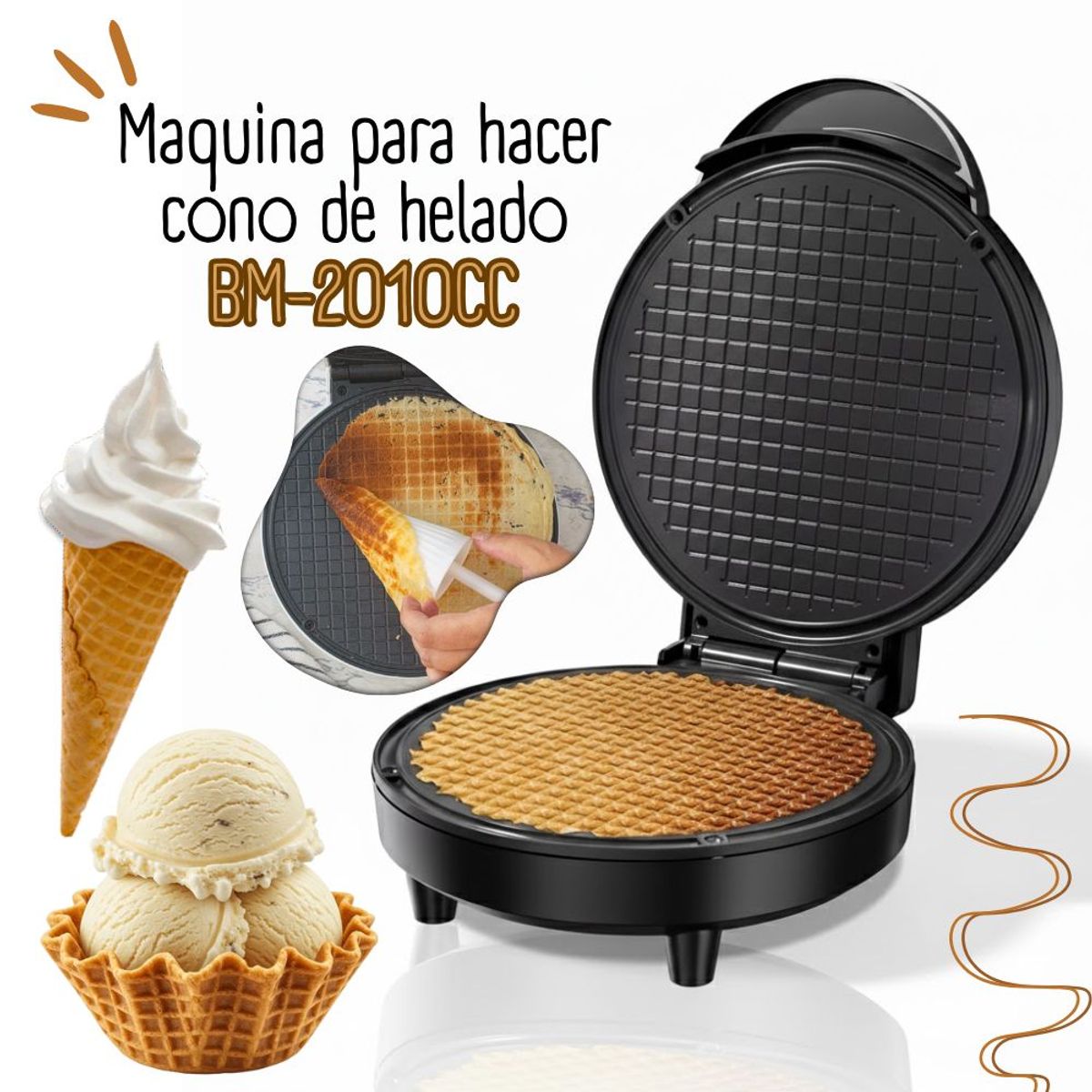 GENERICO - Maquina para hacer Conos de Helado
