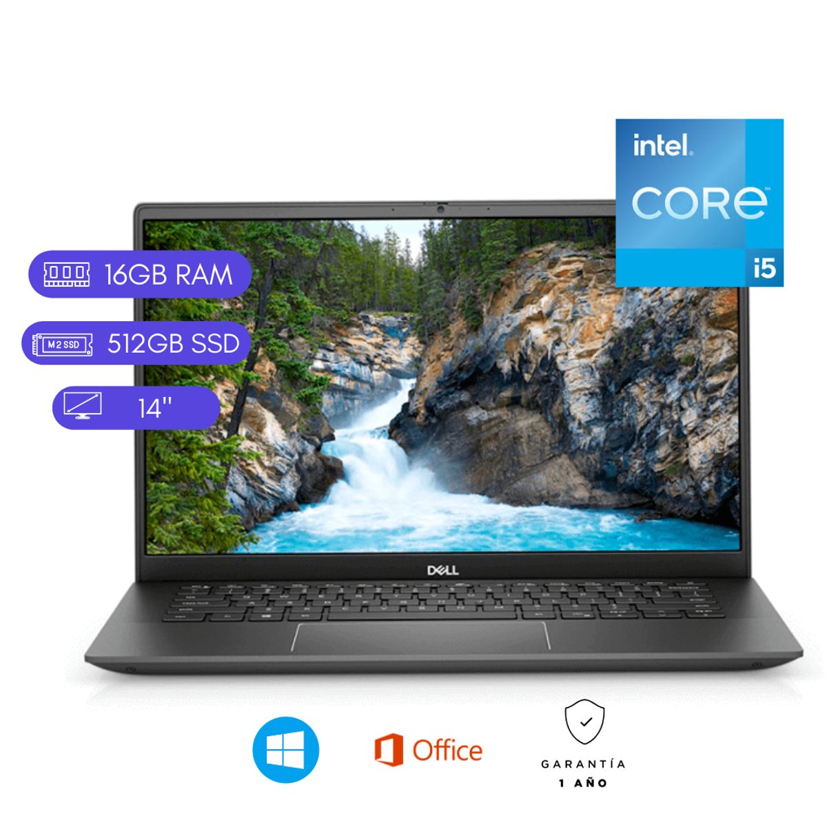 DELL - LAPTOP REACONDICIONADA DELL VOSTRO 5402 CORE I5 11VA/ 16GB RAM/ 512GB SSD/ 14"