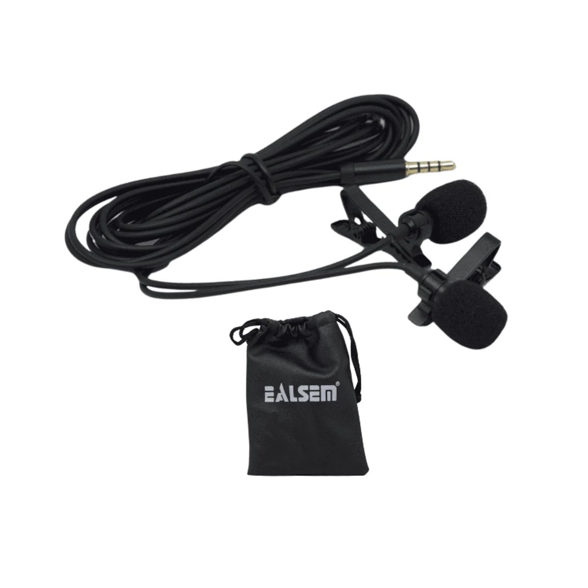 EALSEN - Micrófono Solapero doble 35mm P20 EALSEM