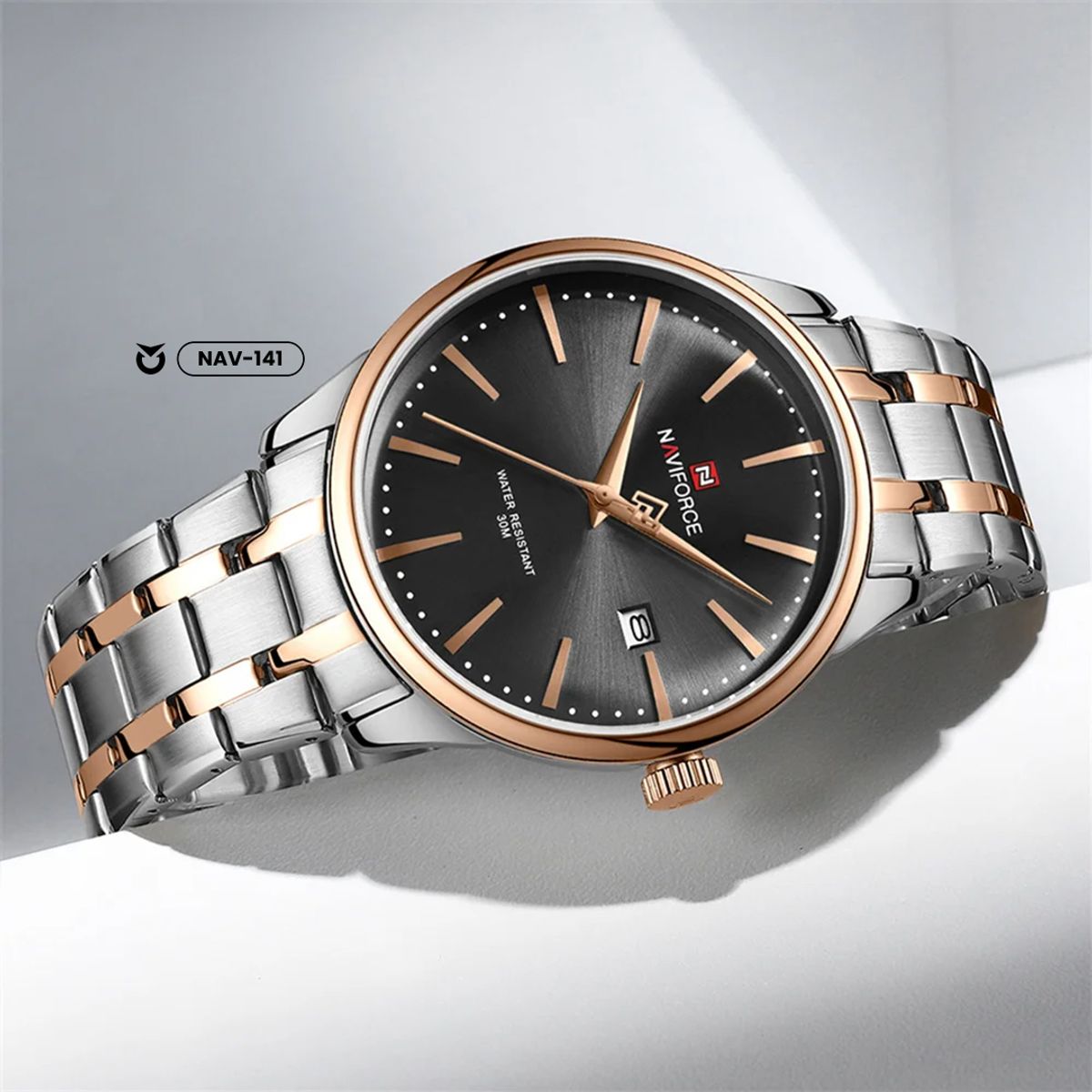 NAVIFORCE - RELOJ NAVIFORCE ORIGINAL ELEGANTE PLATEADO