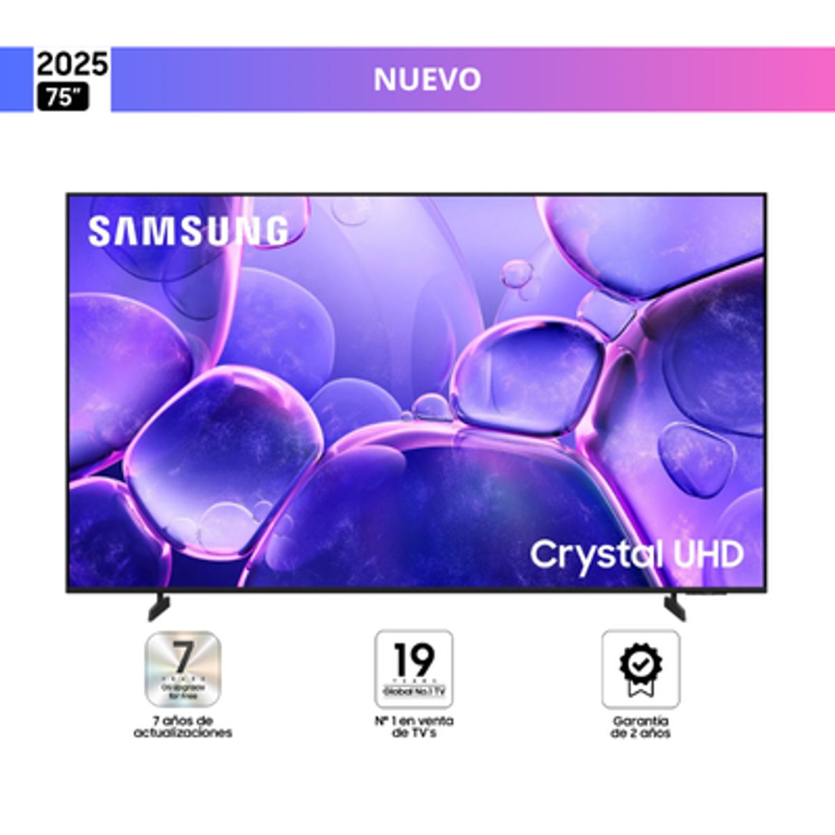 SAMSUNG - Televisor Smart UHD 75 pulgadas Samsung LED UN75U8000FGXPE