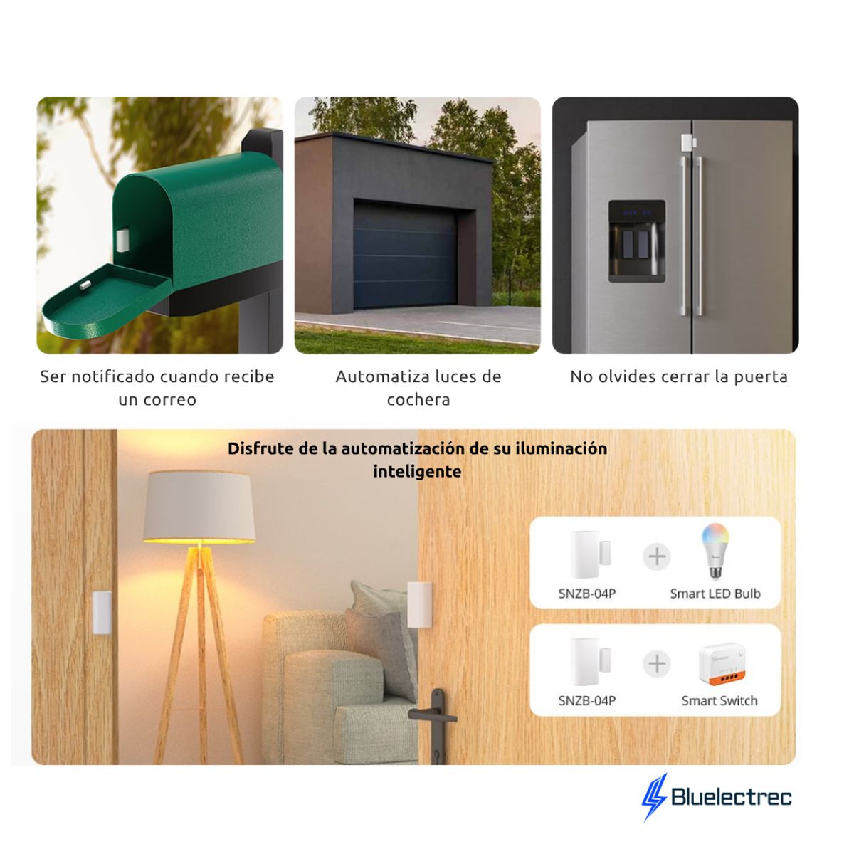SONOFF - Sensor de puerta venta Zigbee - SNZB04P SONOFF
