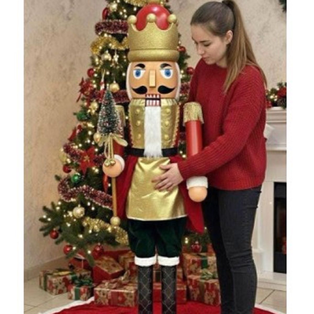 GENERICO - Cascanuez Musical con Movimiento de 1.60 cm A1 DE CALIDAD PREMIUN