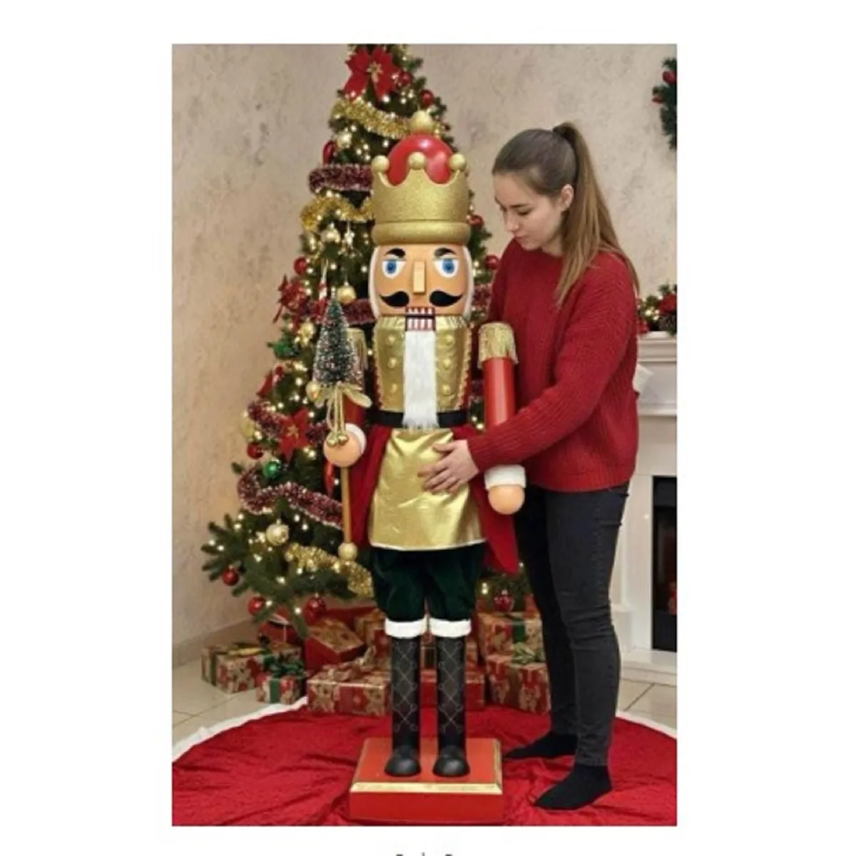 GENERICO - Cascanuez Musical con Movimiento de 1.60 cm A1 DE CALIDAD PREMIUN