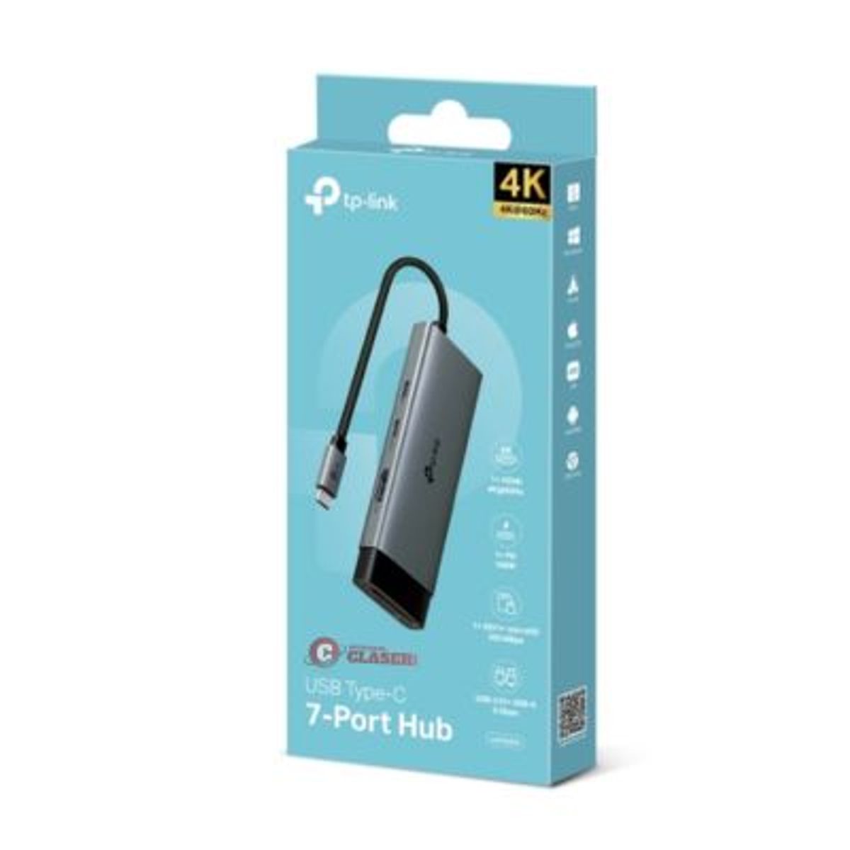 TP LINK - HUB TP-LINK UH7020C USB TYPE-C 7 EN 1 4K HDMI SD