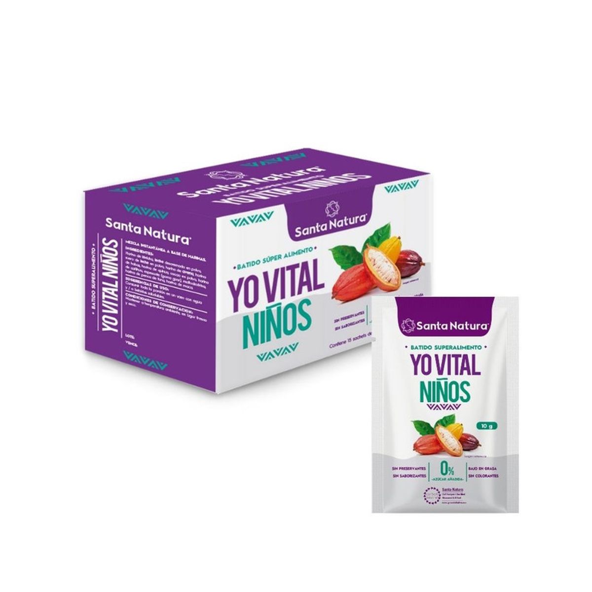 SANTA NATURA - Batido Yo Vital Niños Santa Natura 150 gr