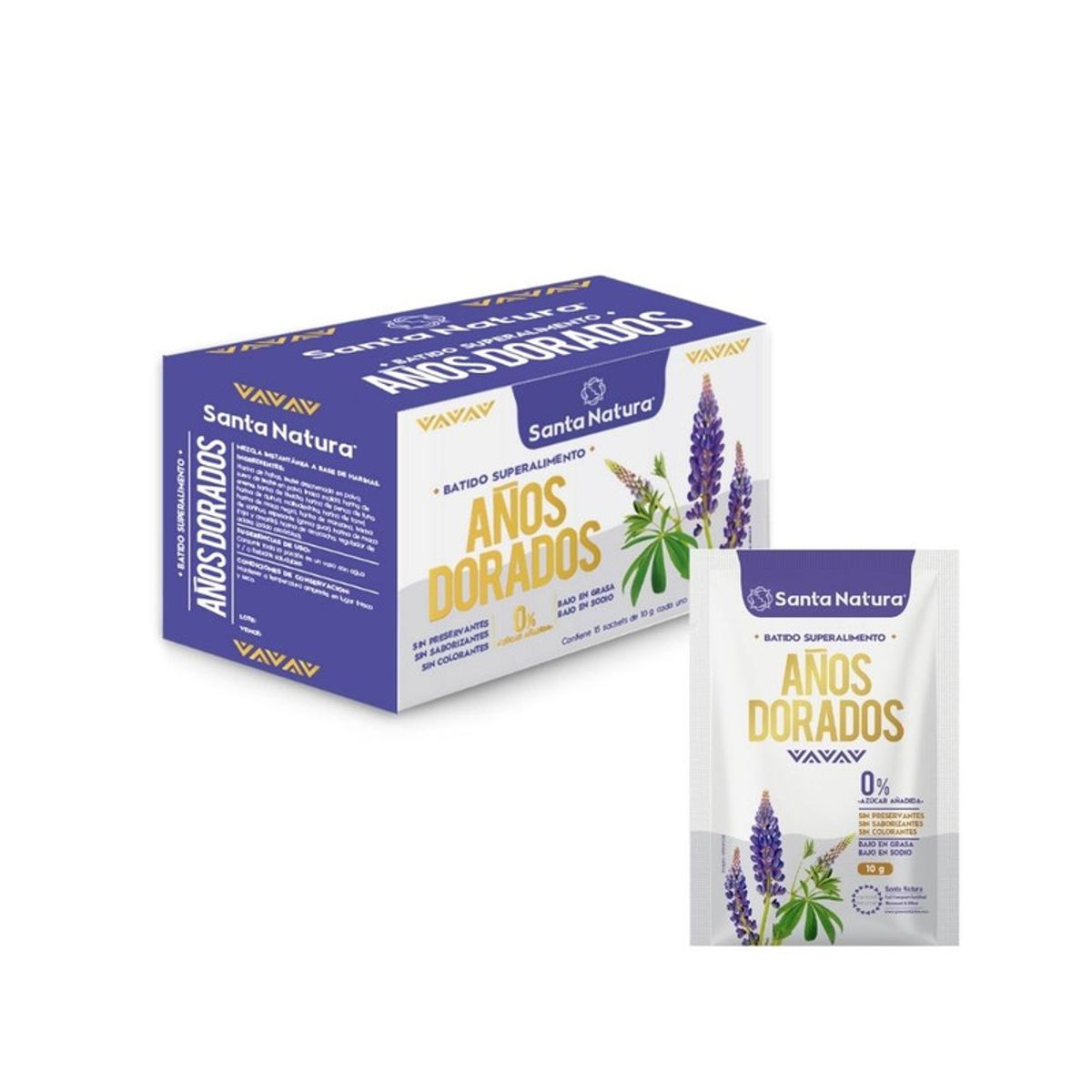 SANTA NATURA - Batido Años Dorados Santa Natura 150 gr