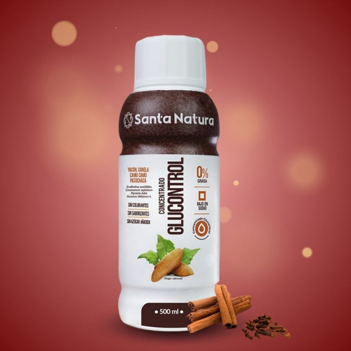 SANTA NATURA - Concentrado Glucontrol Santa Natura 500 ml