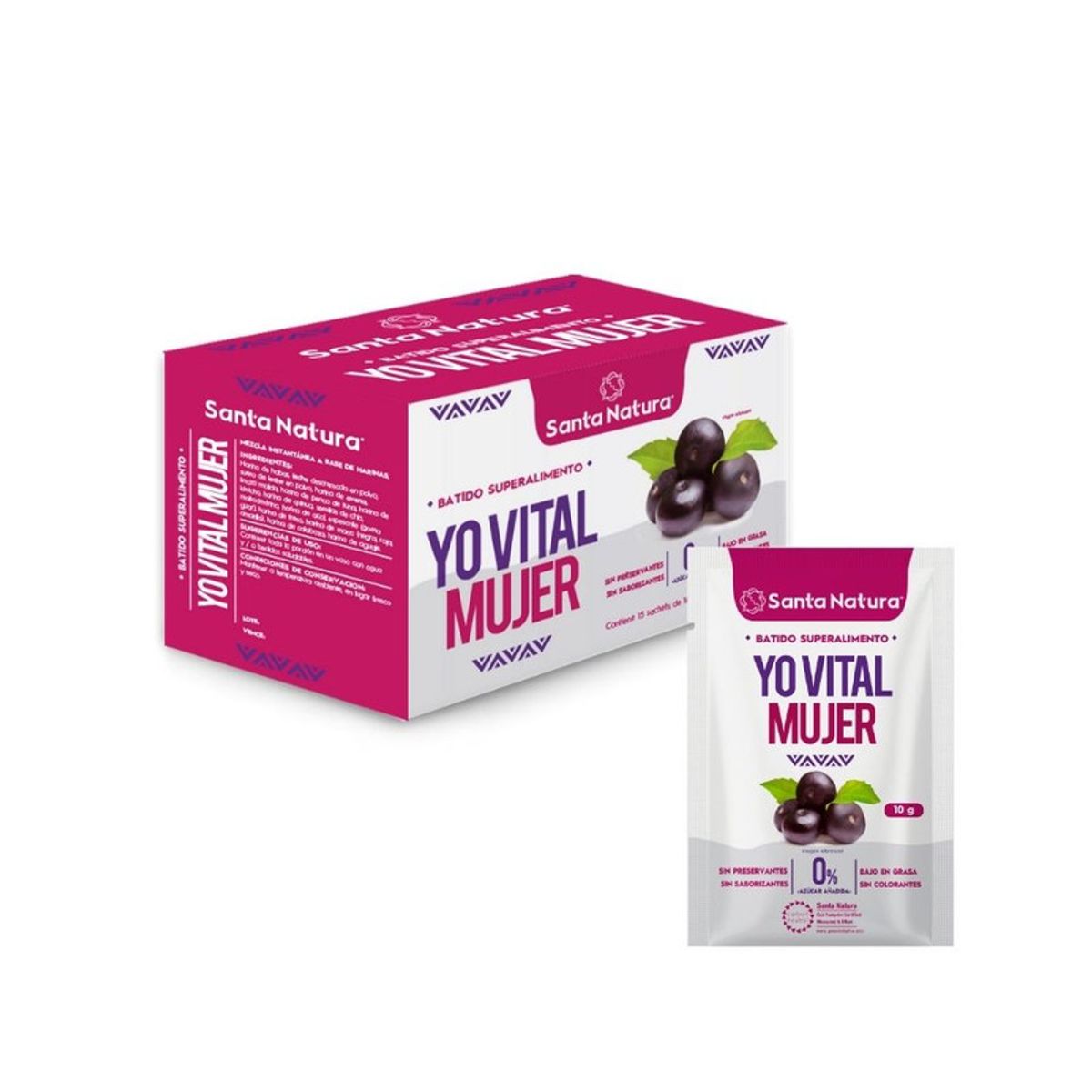 SANTA NATURA - Batido Yo Vital Mujer Santa Natura 150 gr