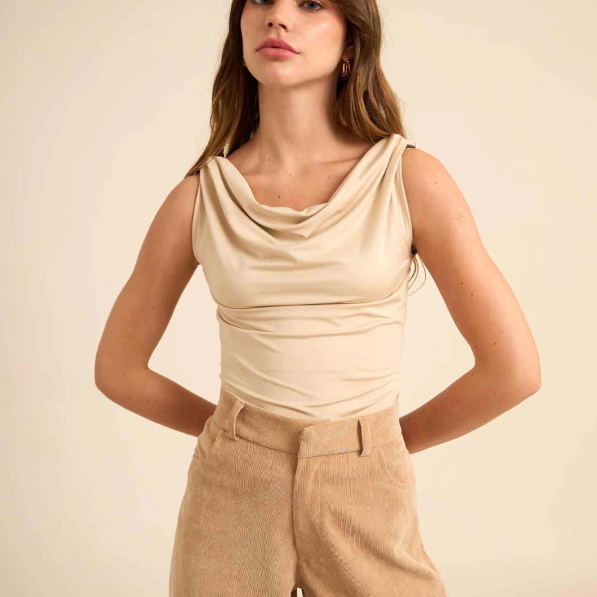 AMARELLY - BASICO TOP PARA MUJER BRISA