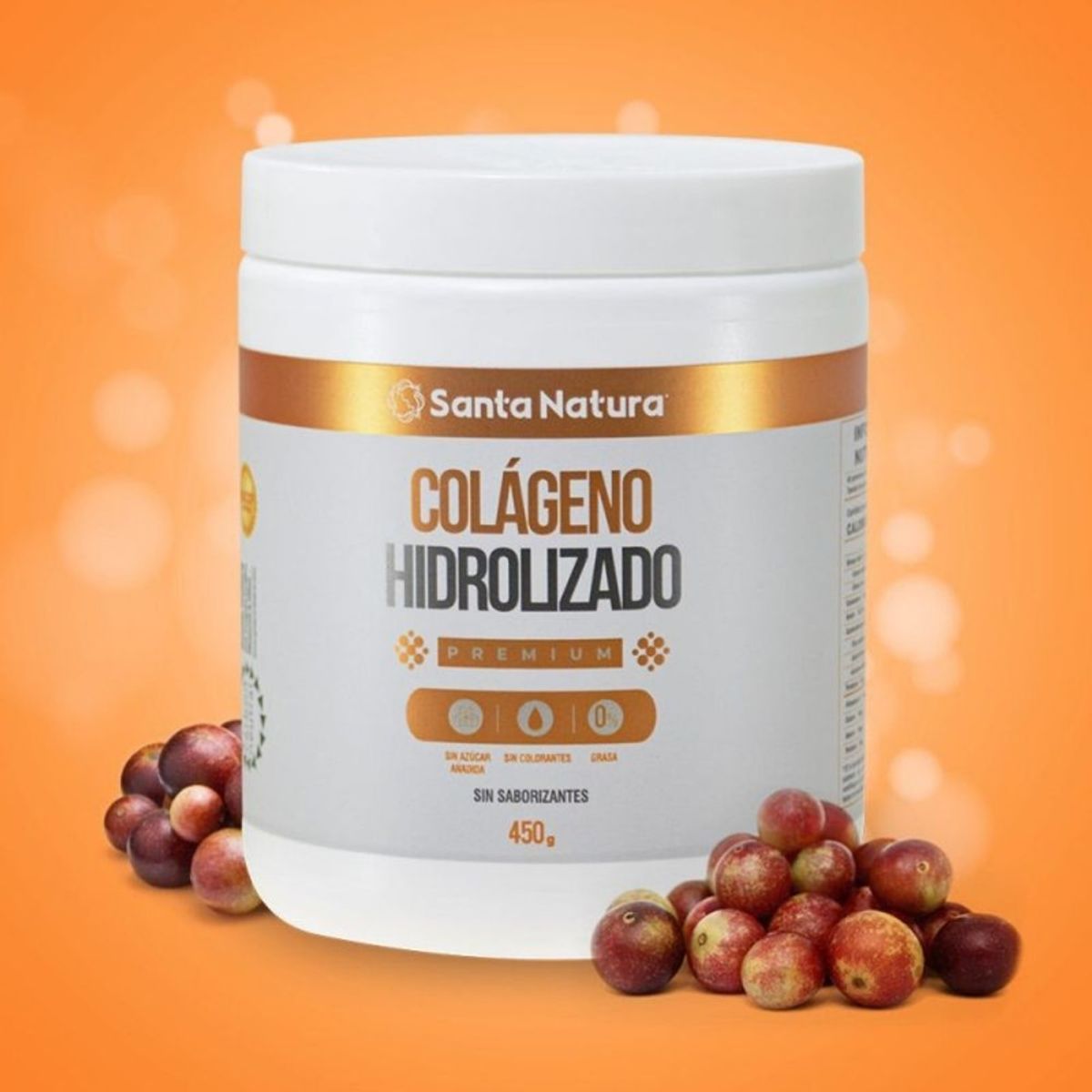 SANTA NATURA - Colágeno Hidrolizado Premium Santa Natura 450 gr