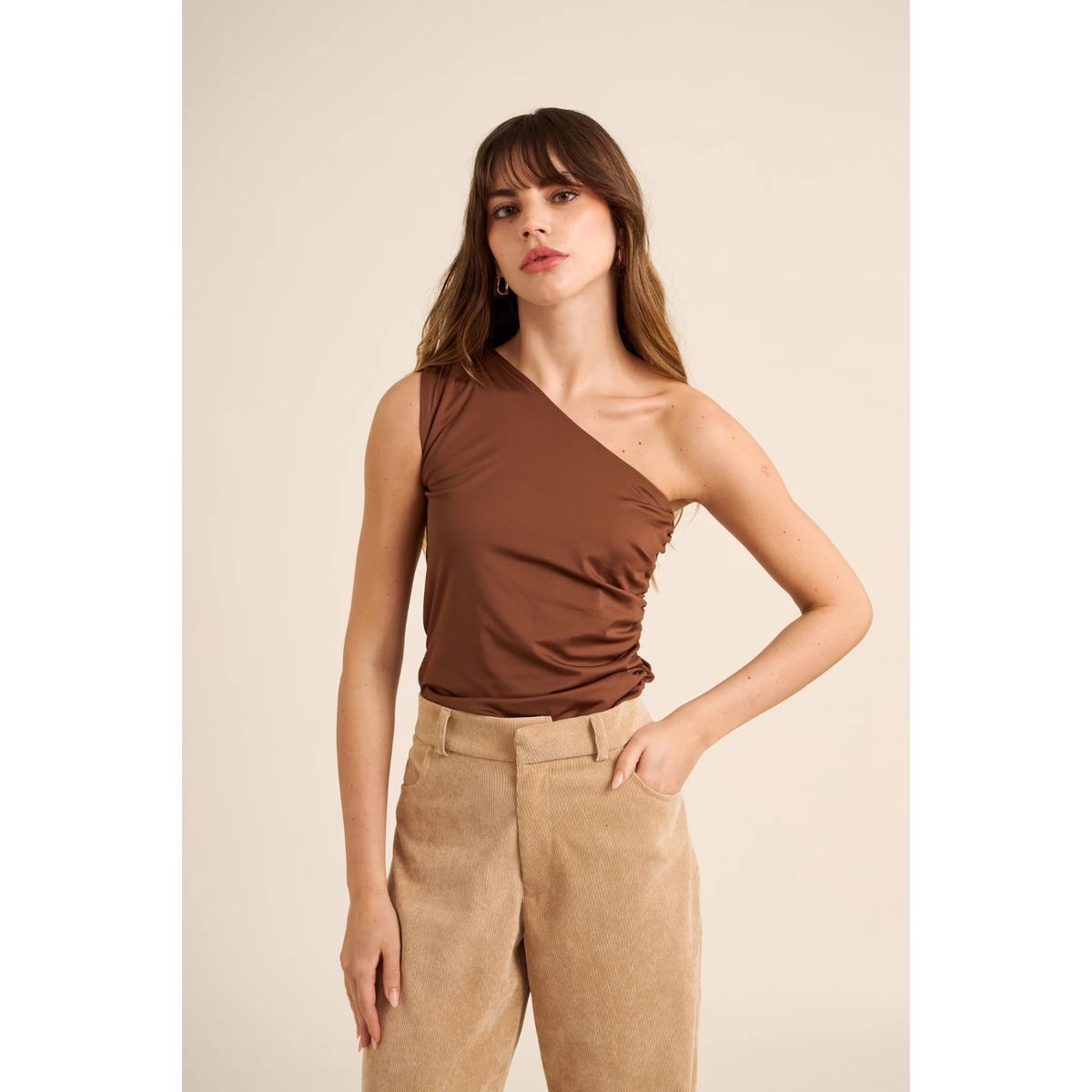 AMARELLY - BASICO TOP PARA MUJER FLORE