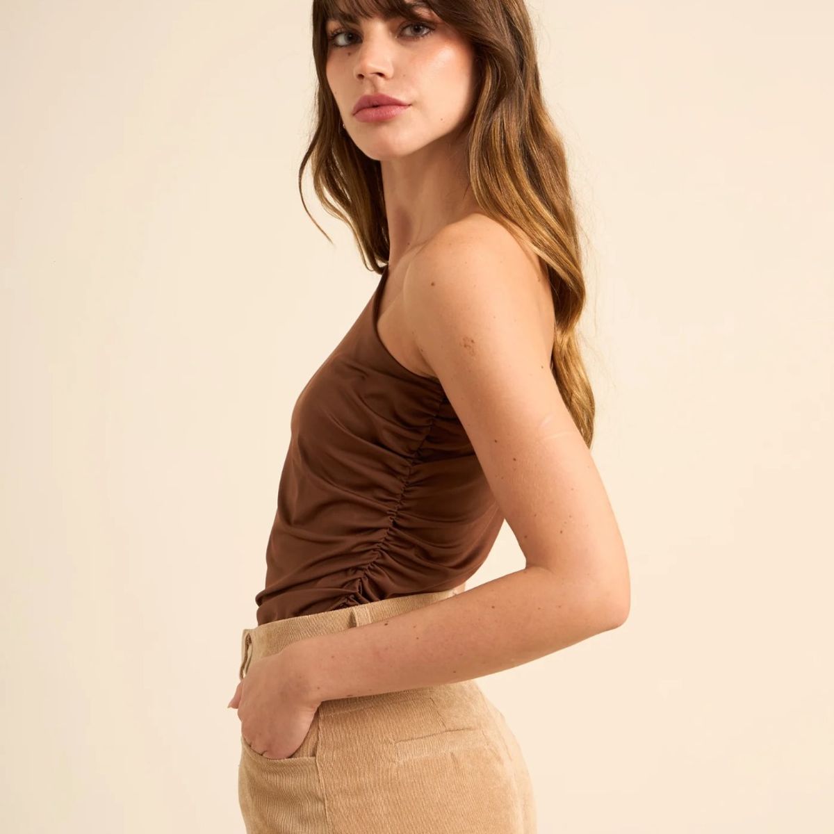 AMARELLY - BASICO TOP PARA MUJER FLORE