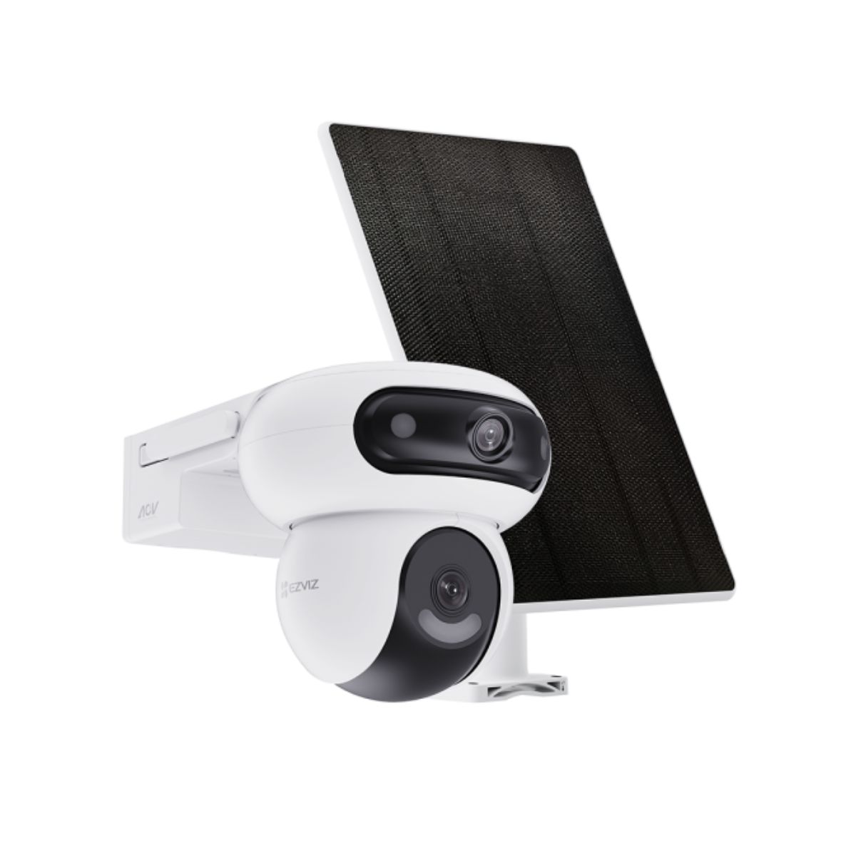 Ezviz - Cámara de Seguridad EZVIZ HB90 Dual 2K⁺ 4MP + Panel Solar 8W Lente 360°