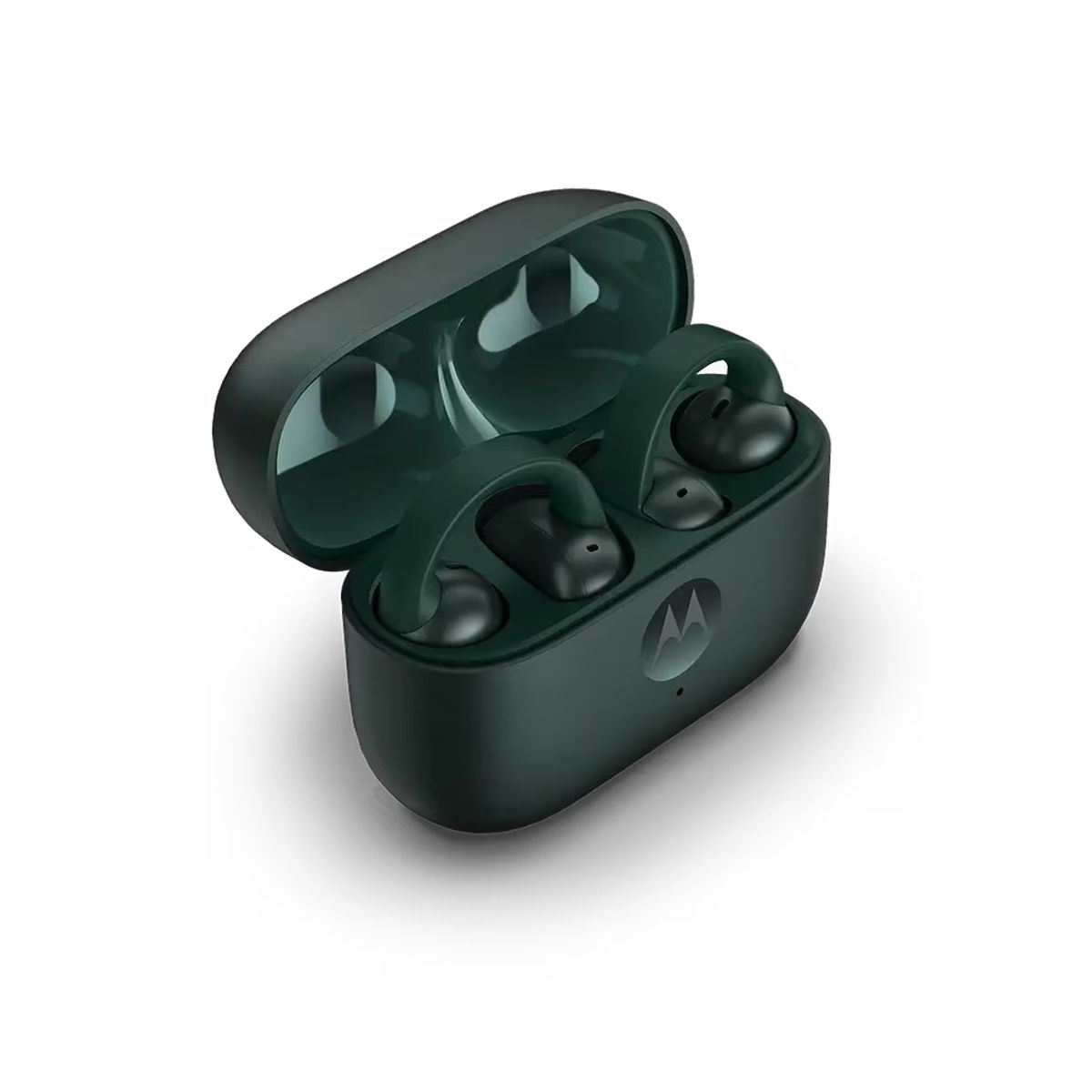 MOTOROLA - Auriculares Motorola Moto Buds Loop - In-Ear, Verde Trekking, Conectividad Bluetooth, Resi