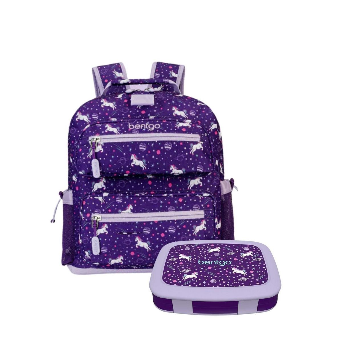 BENTGO - Set Lonchera y Mochila Escolar Bentgo Kids - Unicornio