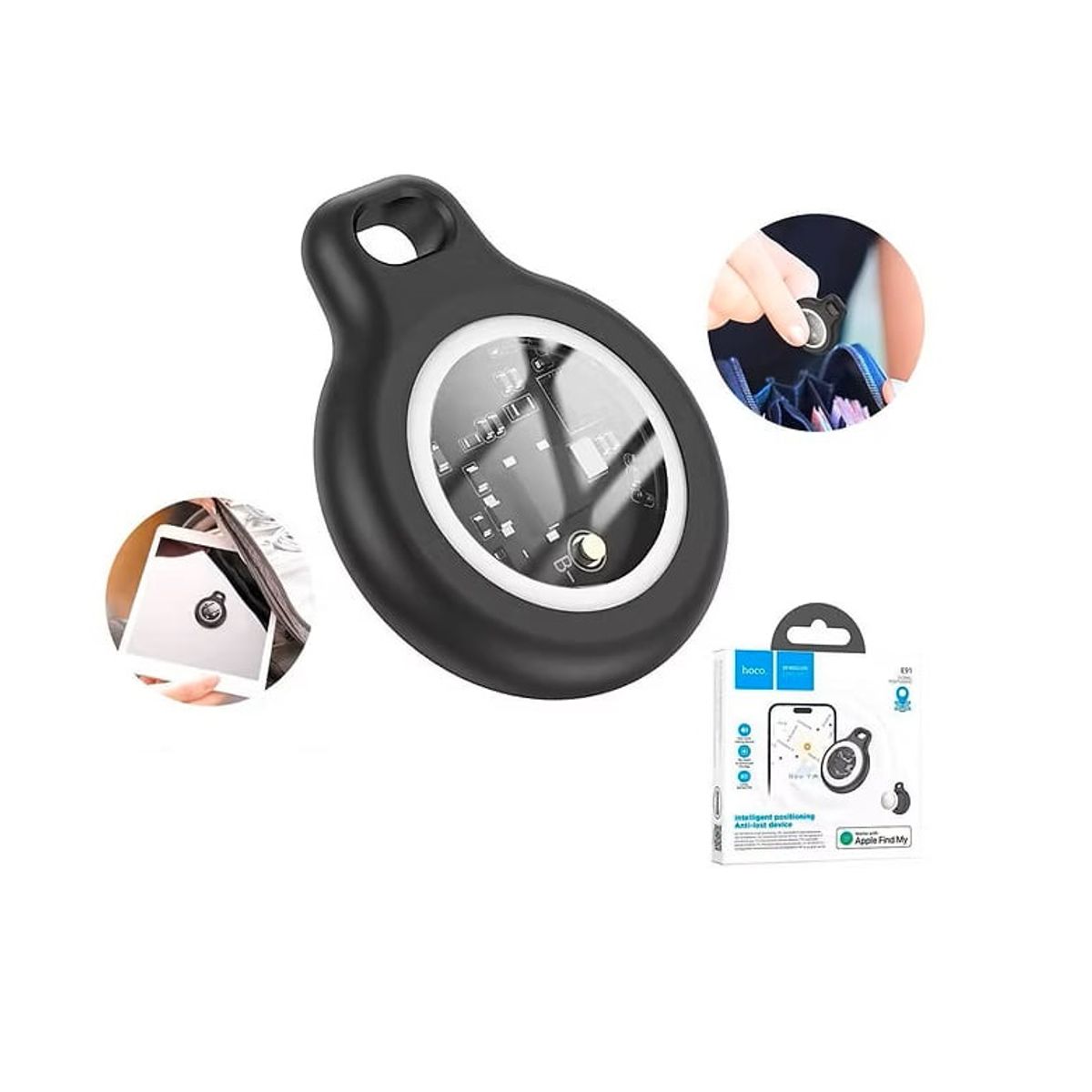 HOCO - LOCALIZADOR RASTREADOR GPS IPHONE 13 14 15 16 17 PRO MAX HOCO TAG E91 AIRTAG