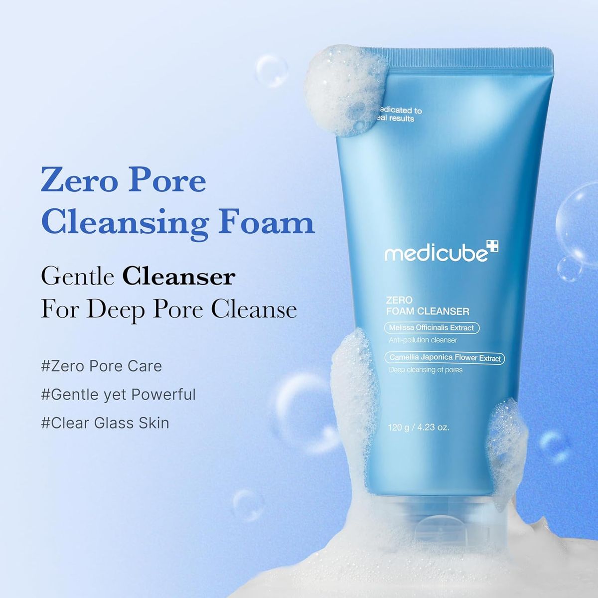 MEDICUBE - Medicube Zero Foam Cleanser 120g Espuma Limpiadora