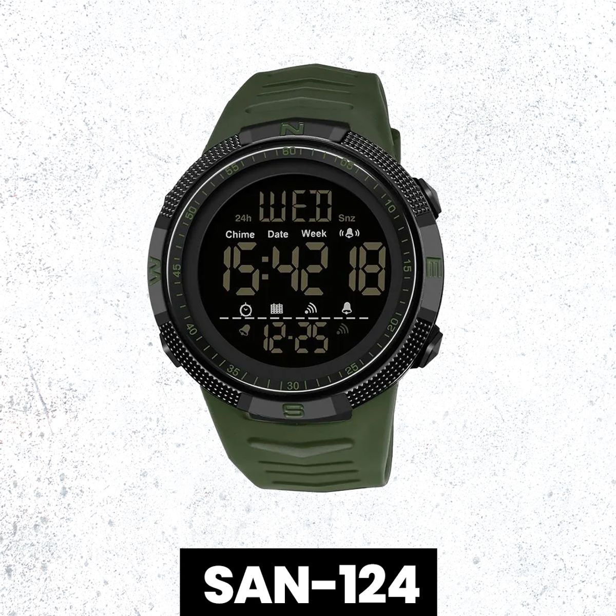 SANDA - RELOJ SANDA 6014 FUTURISTA NEGRO- SAN-22