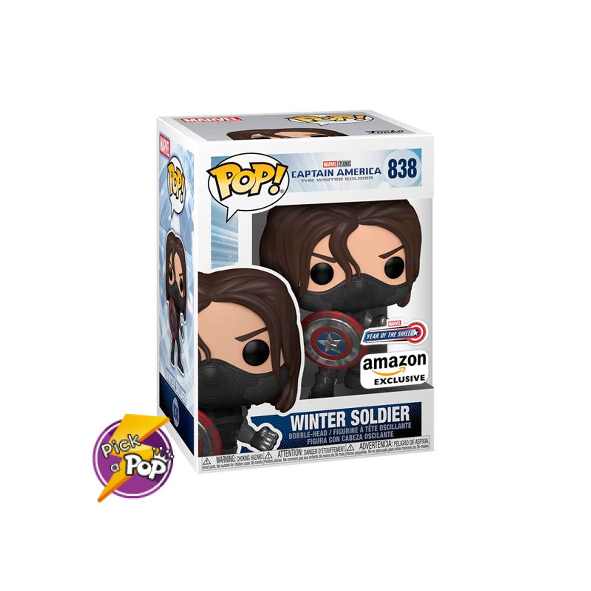 FUNKO - MARVEL WINTER SOLDIER SOLDADO DE INVIERNO 838 EXCLUSIVO