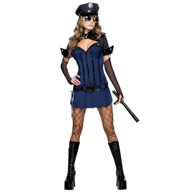 GENERICO - Disfraz Night Police Talla Medium - La Casa de las Bromas