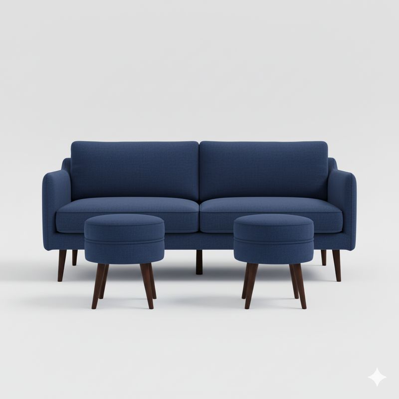 GENERICO - Sofá 2 cuerpos y 2 butacas PORTO