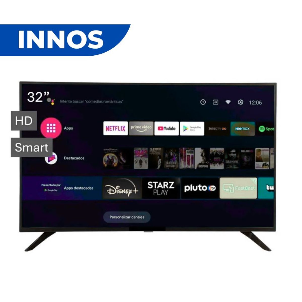 GENERICO - TELEVISOR INNOS S3201KU 32 SMART HD ANDROID TV