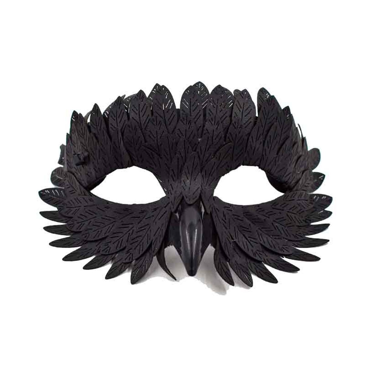 GENERICO - Máscara halloween pico de pájaro Negro