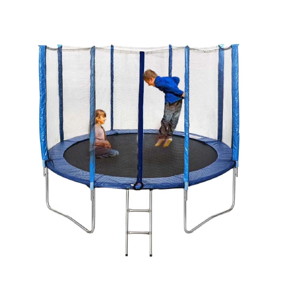 RYBIU IMPORT - Cama Trampolín Modelo 8FT RYBIU Divertida - Azul