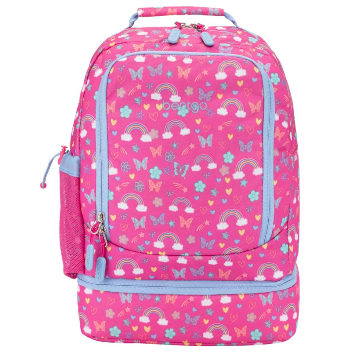BENTGO - Mochila Bentgo Kids 2 en 1 - Arcoiris y Mariposas