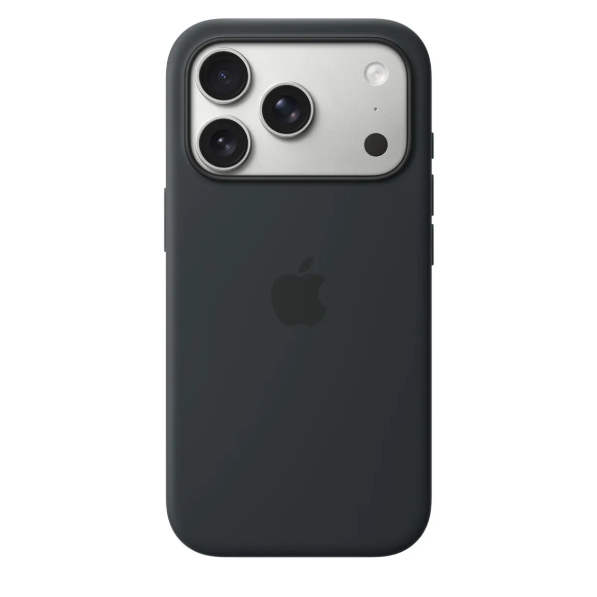CASE - CASE SILICONA COLOR NEGRO 17 PRO MAX